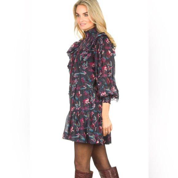 BEULAH Printed Mini Dress - Picture 4 of 6